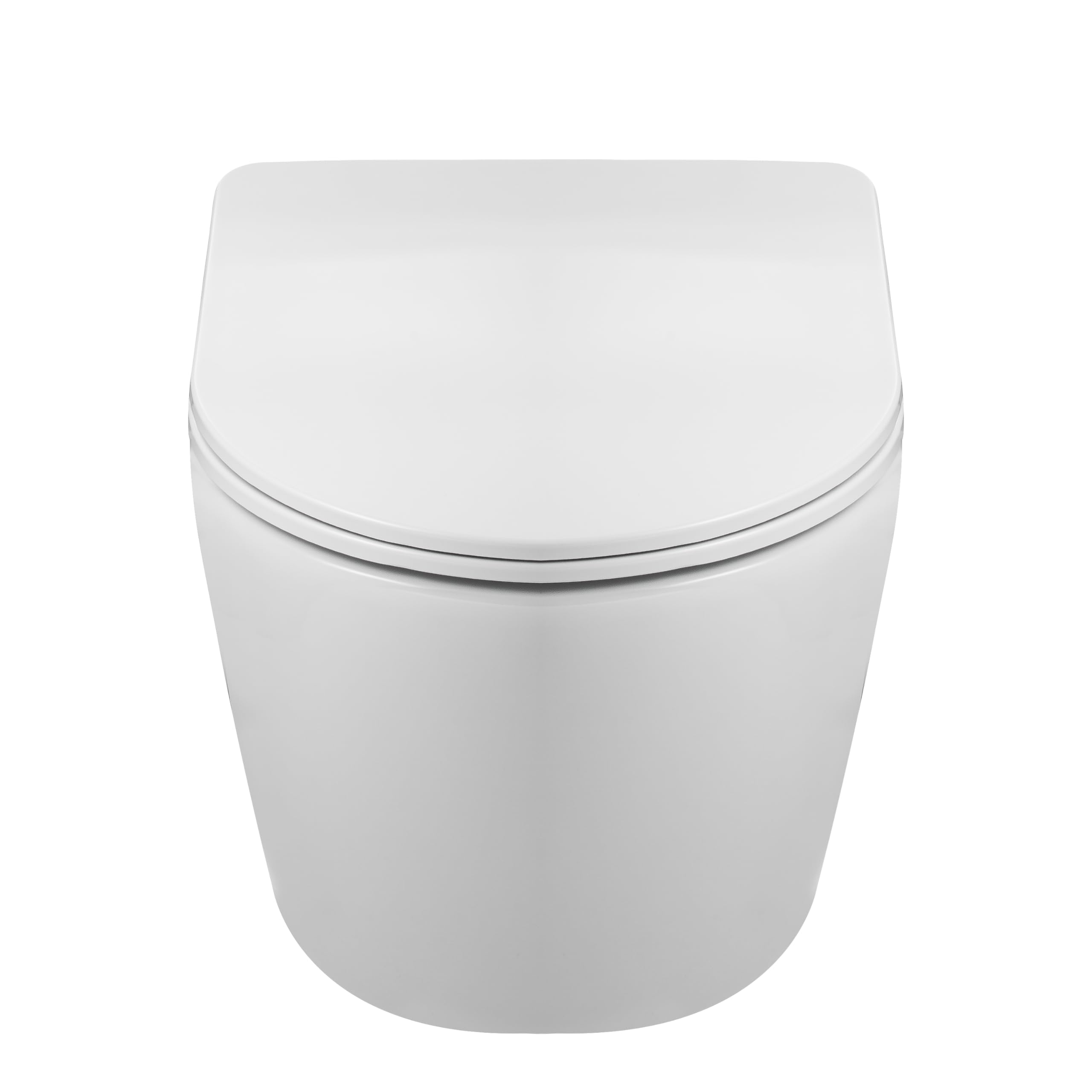 AquaUno Rimless wisząca muszla klozetowa bez obramowania – biała ceramiczna toaleta z systemem Quick Release z duroplastu, higieniczna i łatwa w pielęgnacji, w zestawie zestaw montażowy – model LIVO