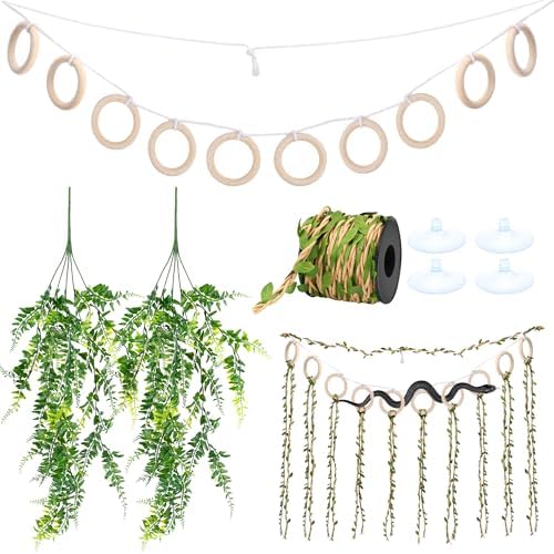 Snake Climbing Vines with Reptile Plants Kit, Handcrafted Jungle ...