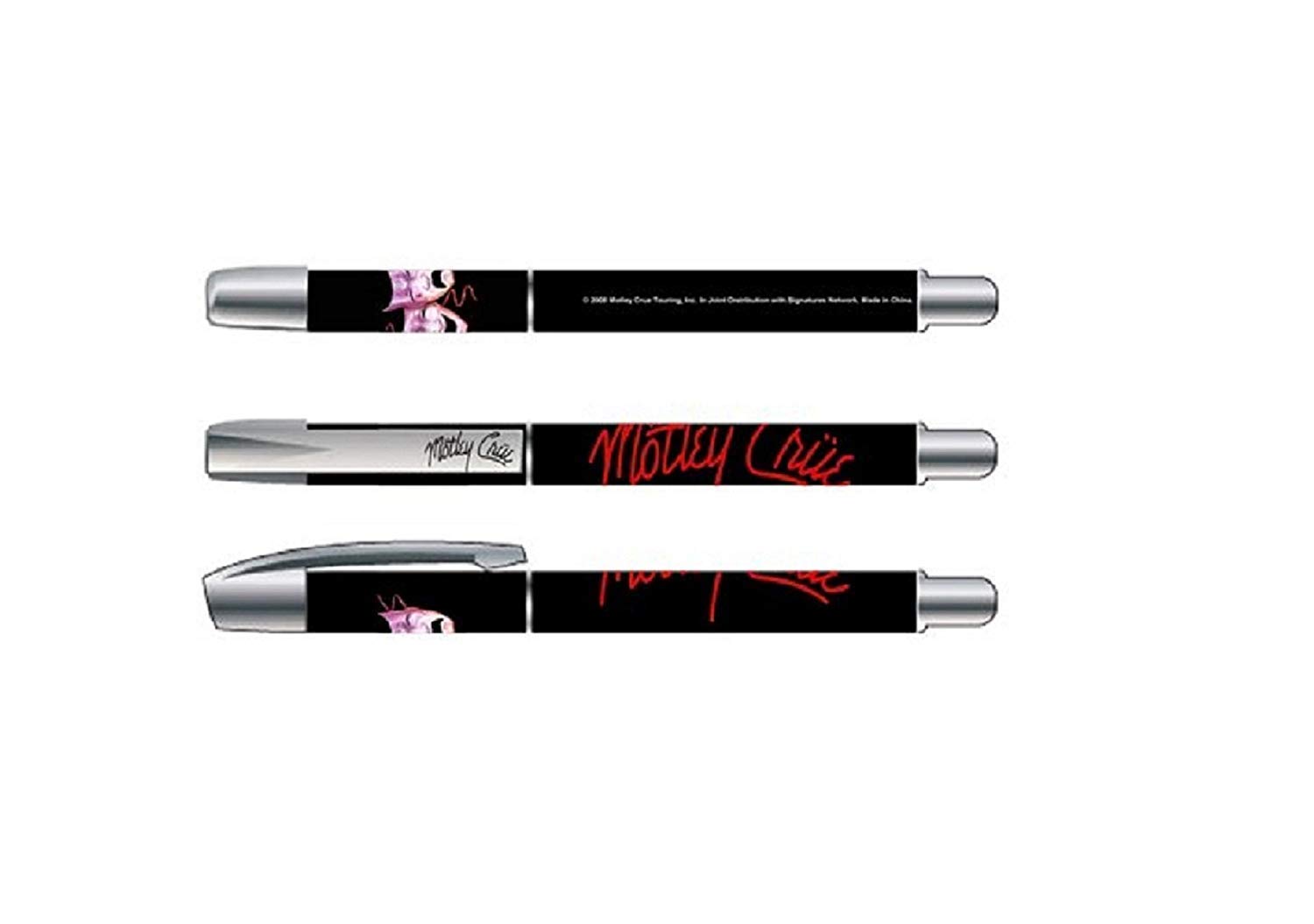 Motley Crue Masks Plastic Gel Pen (genuine And Licensed)