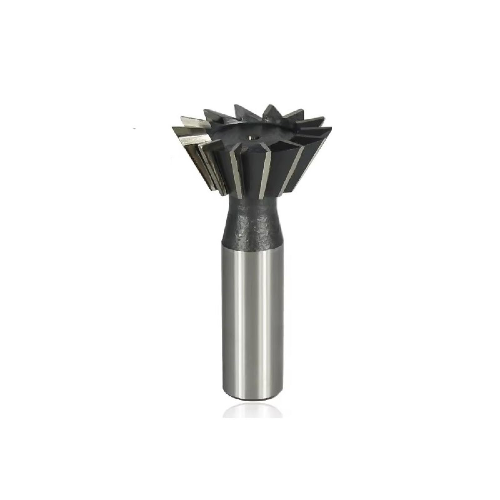 Fresa A Coda Di Rondine 45/55/60 Gradi Punta Del Router CNC Codolo Cilindrico Fresa HSS Fresa A Coda Di Rondine Per Il Taglio Dei Metalli,30mm 45D E 60D
