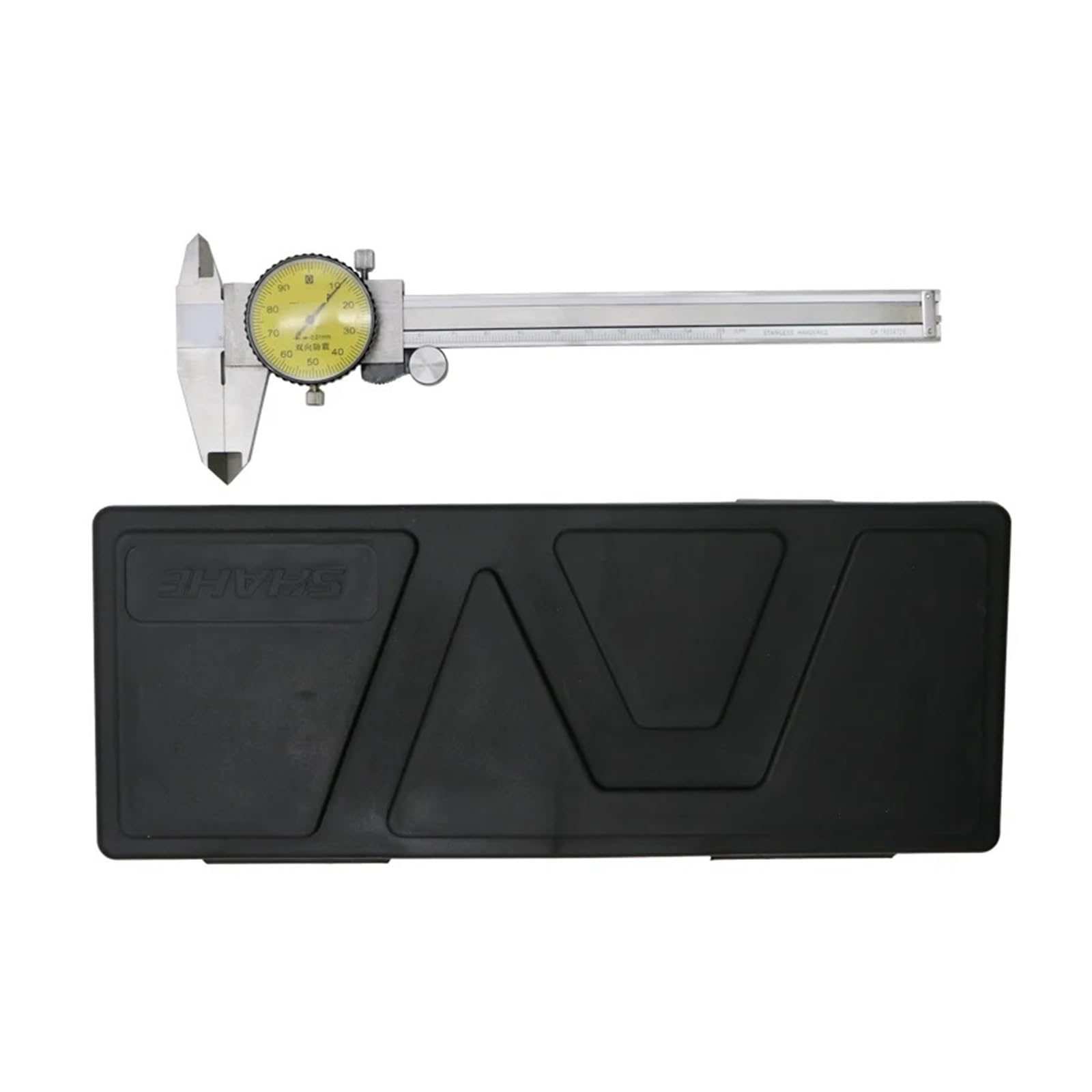 Calibrador Digital Calibrador de cuadrante precisión 150 mm y 6 pulgadas Micrómetro 0,01(0-150mm 0.01mm)