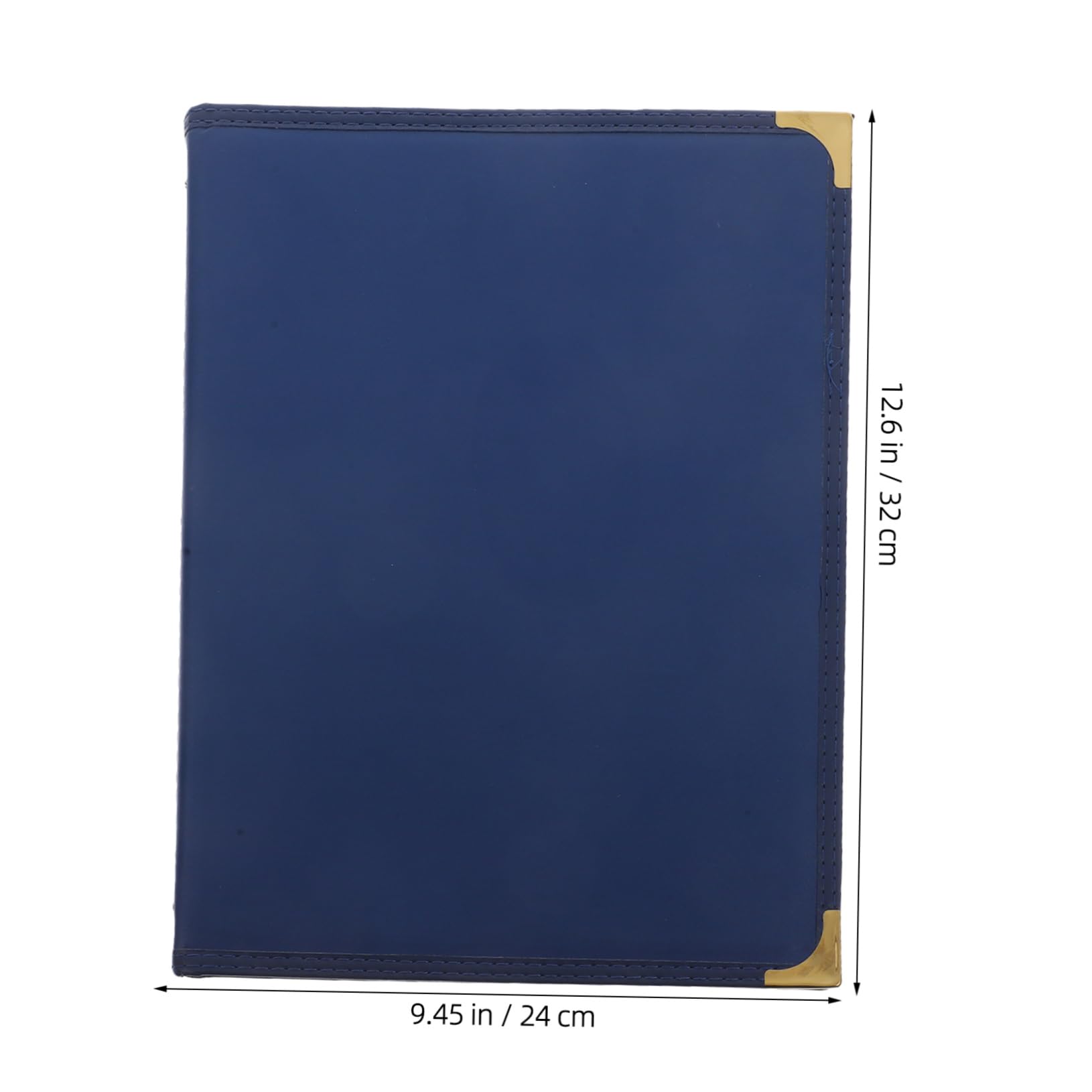 MUCKLILY Menu Book Holders 2-Pack Protective Wine Menu Covers with Faux Leather