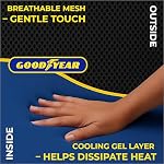 Goodyear Ergonomic Lumbar Support Pillow – Gel-Infused Cushion for Office Chairs and Car Seats, Premium Lower Back Support for Pain Relief and All-Day Comfort - Black - Image 6