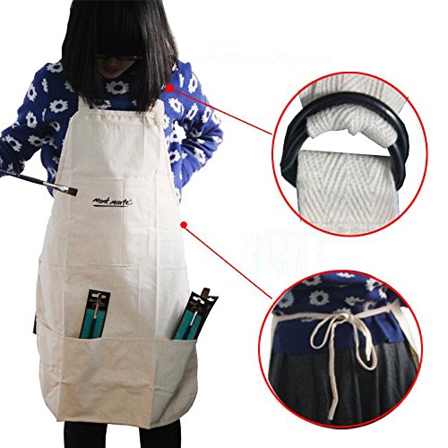 Amazon.co.jp: Melleco アーティストエプロンまたはショップ