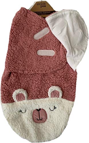 Chick Pea Baby Swaddle (Pink-Bear)
