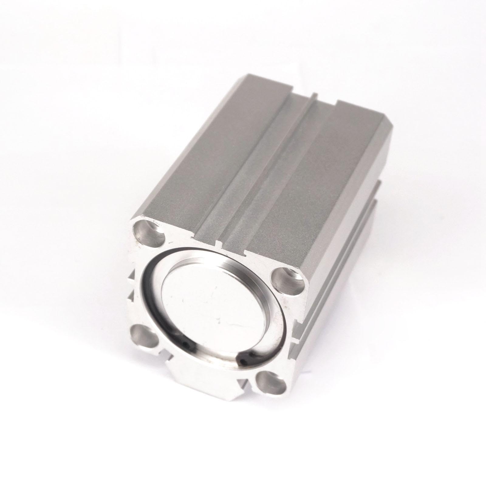 Vérin pneumatique compact en aluminium à double effet SDA50x65, alésage 50 mm, course 65 mm