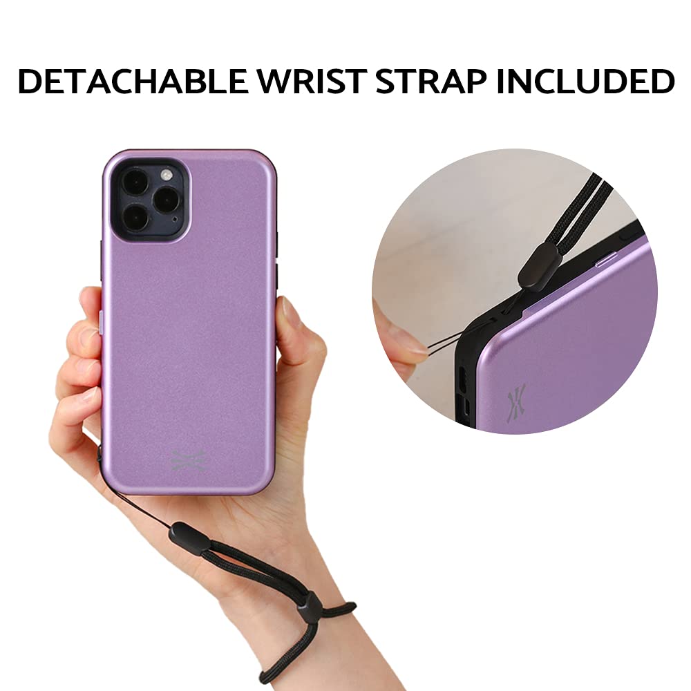 TORU CX SLIM For IPhone 14 Pro Case Wallet | Protective Shockproof Heavy Duty Cover Hidden Card Holder Slot Mirror Wrist Strap Included Leopard - View #2