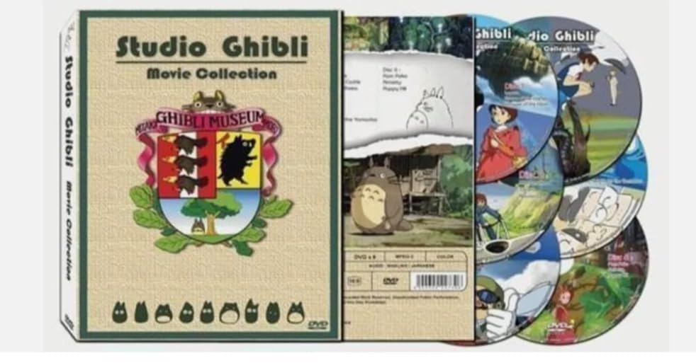 Studio Ghibli Movie Collection, 17 Classic Films, 6-DVD Box Set, Deluxe Edition