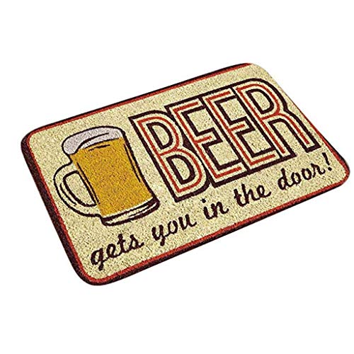 Rectangle Non-Slip Door Mat Bedroom Kitchen Entrance Print Floor Mat Doormats