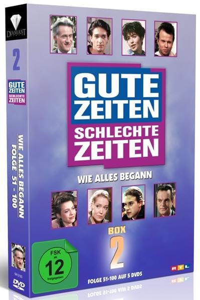 Gute Zeiten-Schlechte Zeiten - Wie alles begann - Box 2/Folgen 51-100 [5 DVDs]