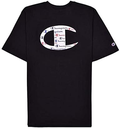 Amazon.com: Champion Camisetas grandes y altas para hombre, cuello redondo,  camiseta de algodón con gráfico : Ropa, Zapatos y Joyería