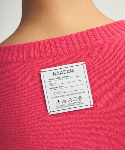 Image of NAADAM Women's Lightweight Reversible Cashmere Crewneck Sweater