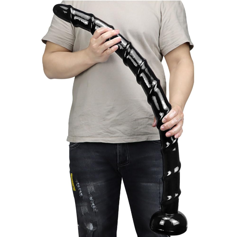 Dildo anale super lungo con ventosa, plug anale in silicone, masturbazione vaginale, ano, grande, massaggiatore for orgasmo del punto G, giocattolo sessuale for donne