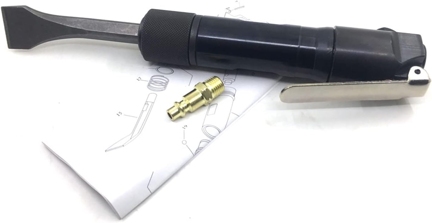 ZUNDU Power Hammer Drills Air Flux Chipper 10inch Long Pneumatic Metal Rust Romover Straight Shank Scraper Brake Scaling Hammer Car Repair Flat Chisel Pneumatic Tools(1pc JT-F2), 1005003974942099