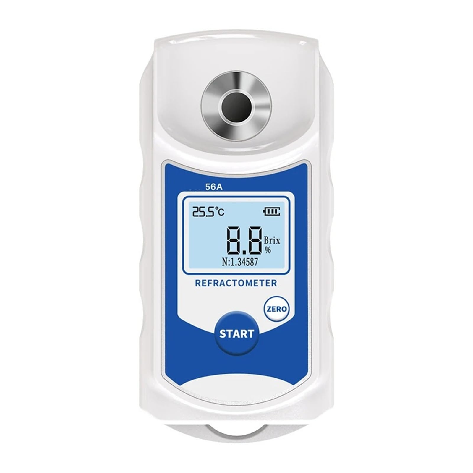 Réfractomètre numérique LCD Brix mètre jus de fruits boisson ATC Instrument de mesure de la teneur en sucre 0-53% saccharomètre Réponse rapide