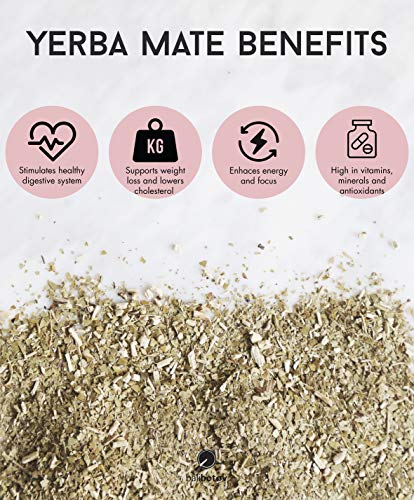 BALIBETOV Set de Mate - Taza Mate de Cerámica - Bombilla (Paja) y Cepillo de Limpieza Incluido - Calabaza Yerba Mate… - Imagen 7