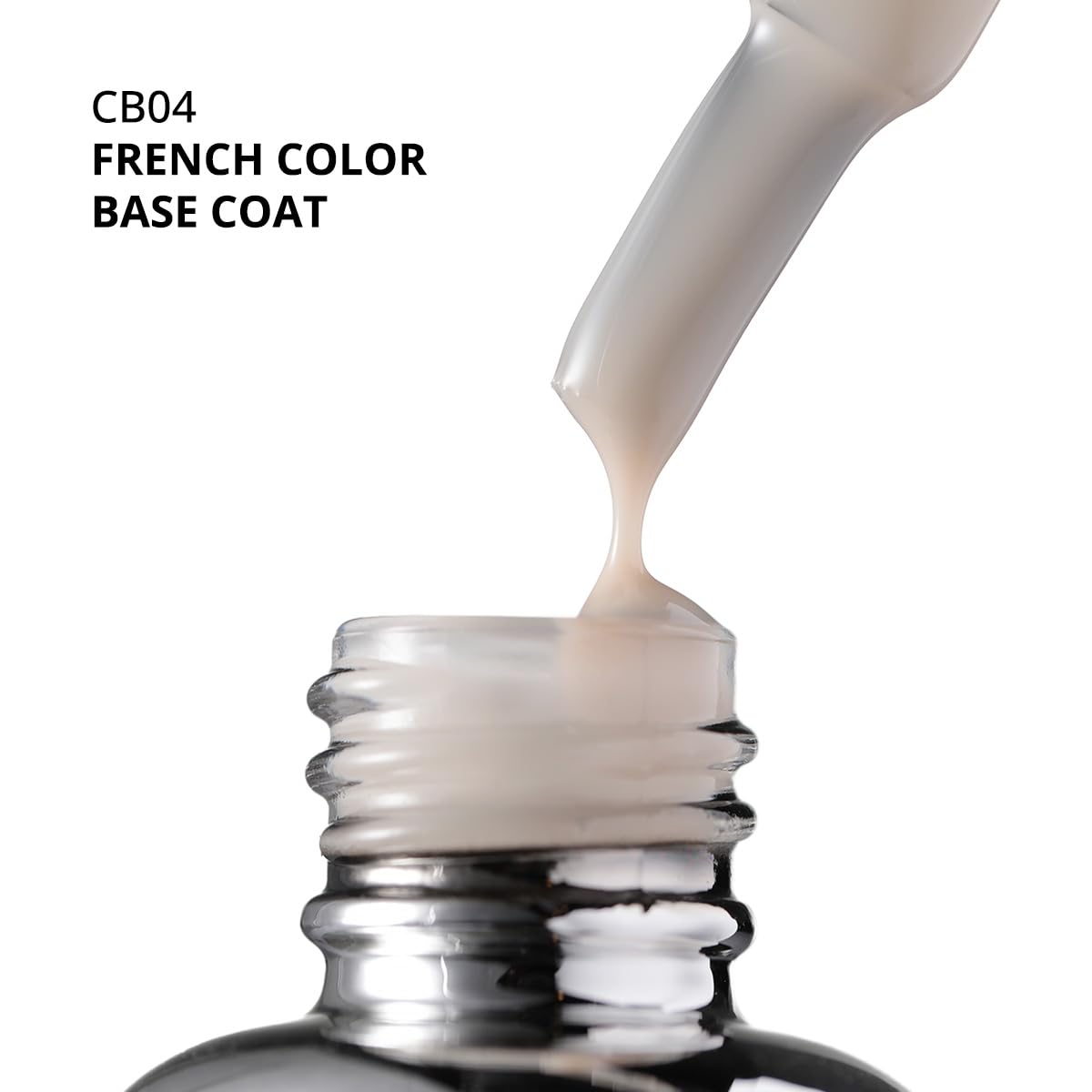Kalıcı Oje French Color Base Coat CB04, Açık Bej, 10 ml