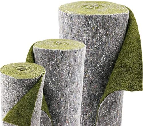 20m Aquagart Ufermatte für Teiche 75 cm Breite I Bewuchsmatte Böschungsmatte & Hangsicherung I PP Schutz Abdeckung für Teichfolie I witterungsbeständige Teichufer Umrandung grün I