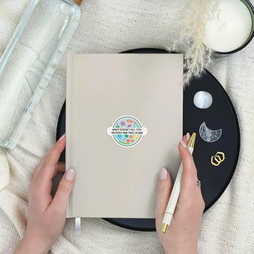 Image of SODAVA (3Pcs) What Doesn't Kill You Mutates and Tries Again Sticker Science Microbiology Infectious Disease Epidemiology Health Stickers Gift Decoration Graphic Bumper Laptop Stickers