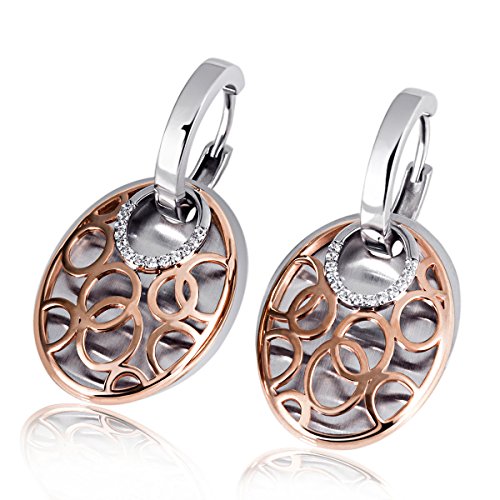 Preisvergleich Produktbild Goldmaid Damen-Ohrringe 925 Sterlingsilber 30 weiße Zirkonia Schmuck