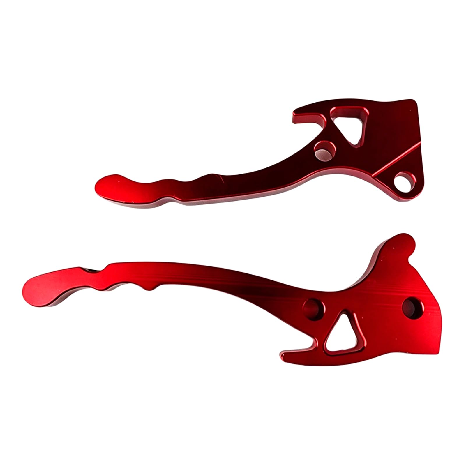 CUNZJIA Motorcycle Handlebars Brake Clutches Levers Set Aluminum Alloy Construction with Enhances Friction Surfaces for Safe Rid