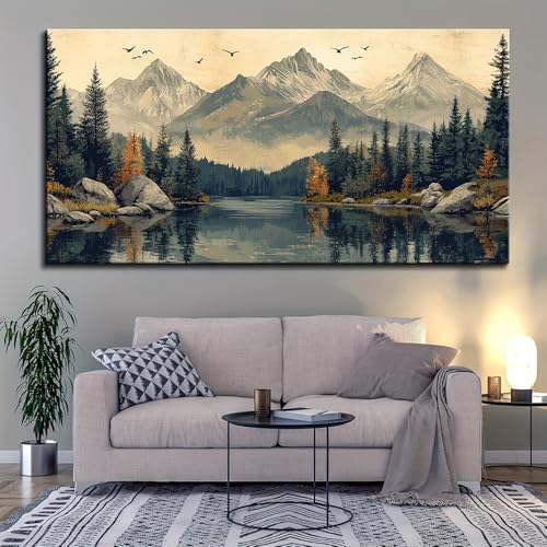 Tableau sur toile grand format pour habiller un mur vide