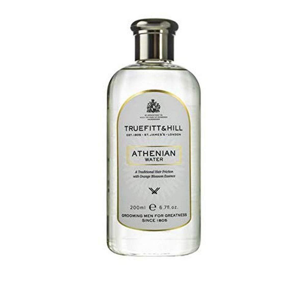 Athenian Water, Traditional Friction for Fine Hair, Light and Zesty Fragrance, Stimulating and Purifying Scalp Tonic, Provides a Light Hold - 6.7 oz.