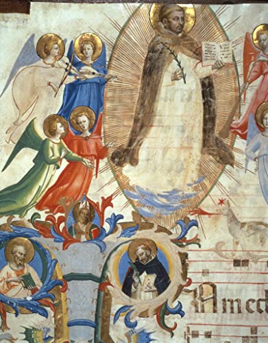 Peinture classique Fra Angelico St Dominic image sur toile 60x90cm