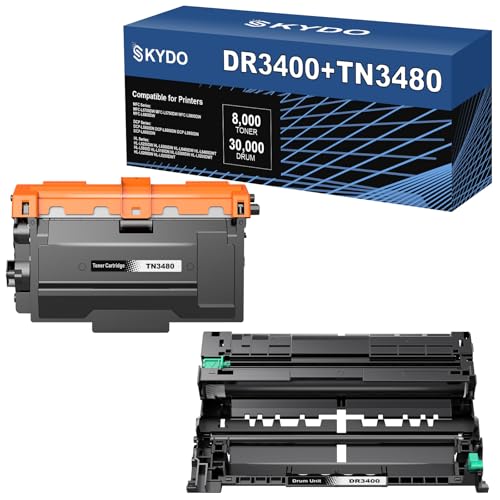 TN3480 Toner + DR3400 Trommel für Brother TN-3480 Toner DR-3400 Trommel