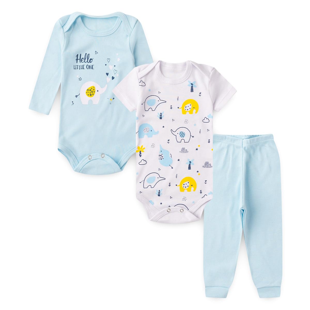 Kit 06 Peças Body Bebê Suedine 100% Algodão em promoção! Veja a oferta e mais achadinhos de Bebês 3 Hoje é o melhor dia para comprar Kit 06 Peças Body Bebê Suedine 100% Algodão com aquele preço maroto! Promoção! Aproveite a oferta! 3