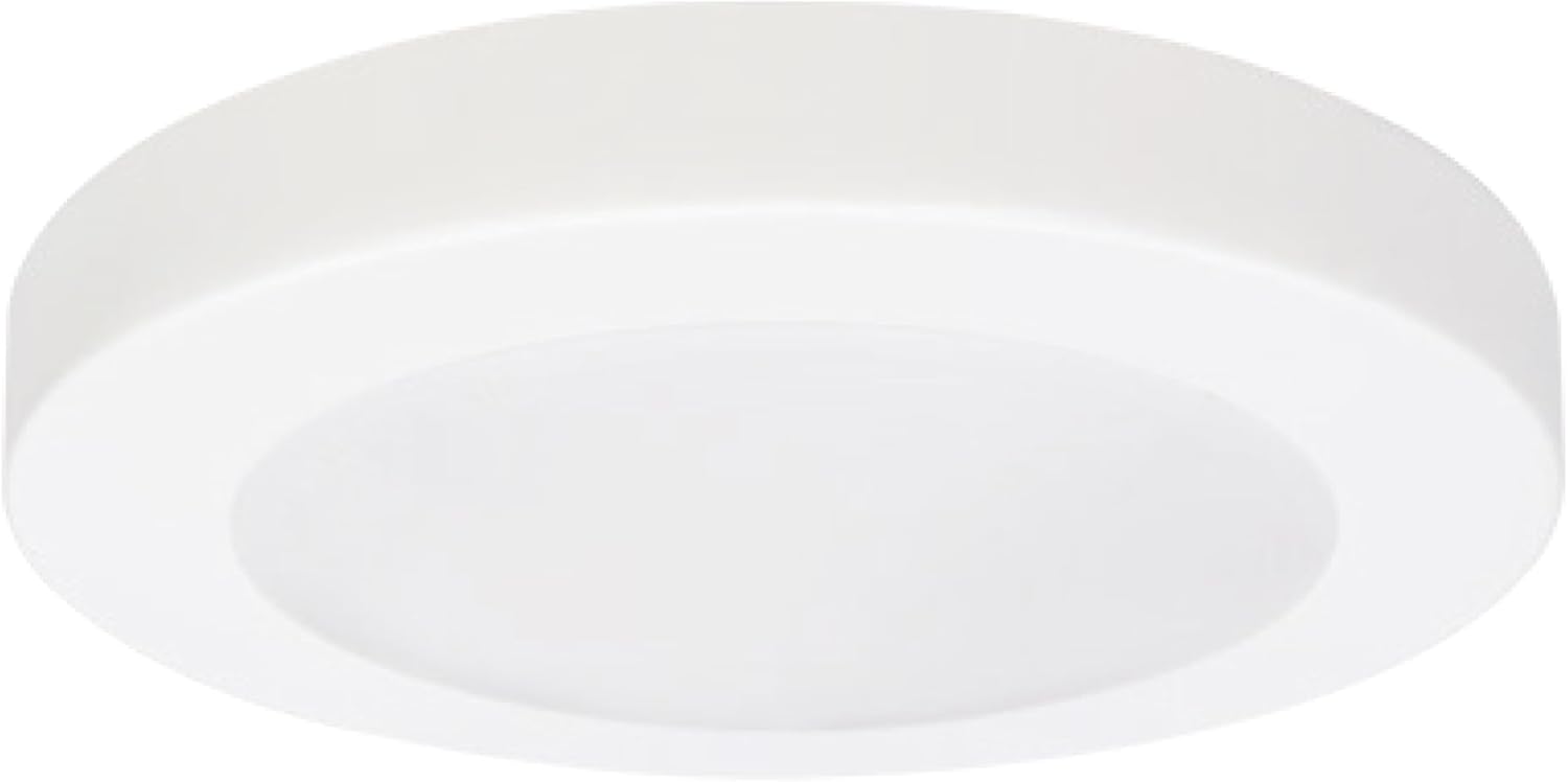 Goodlite 4" Round LED Surface Mount Disk Downlight, 12W, 725 Lumens, Dimmable, 5 Selectable Color Temperature 2700k-3000k-3500k-4100k-5000k, CRI 90, Wet & ETL Rated, Energy Efficient, 1 ct. (G-19931)