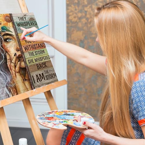Offito Paint by Numbers Kit for Adults - Inspirational Adult Paint by Number Kits on Canvas for Beginners, DIY Acrylic Oil Number Painting Kits for Home Wall Decor Gift 16\"x20\" (Without Frame) - Thumbnail 7