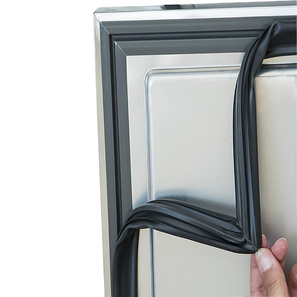 NBEST Universal Freezer Door Gasket Refrigerator Door Magnetic Custom Rubber Seal Replacement for Cooler Freezer,Black