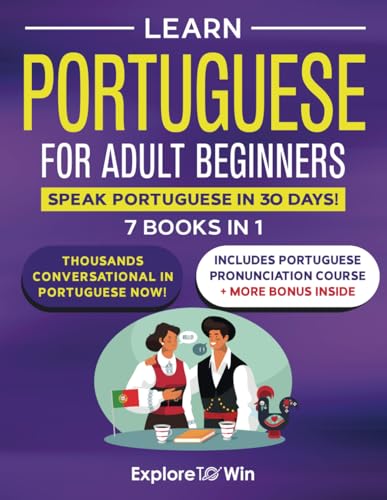 Learn Portuguese for Adult Beginners: 7 Books in 1: Speak Portugu...