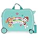 Paw Patrol La Patrulla Canina Be Happy Maleta Infantil Azul 50x39x20 cms Rígida ABS Cierre combinación 38L 2,1kgs 4 Ruedas Equipaje de Mano