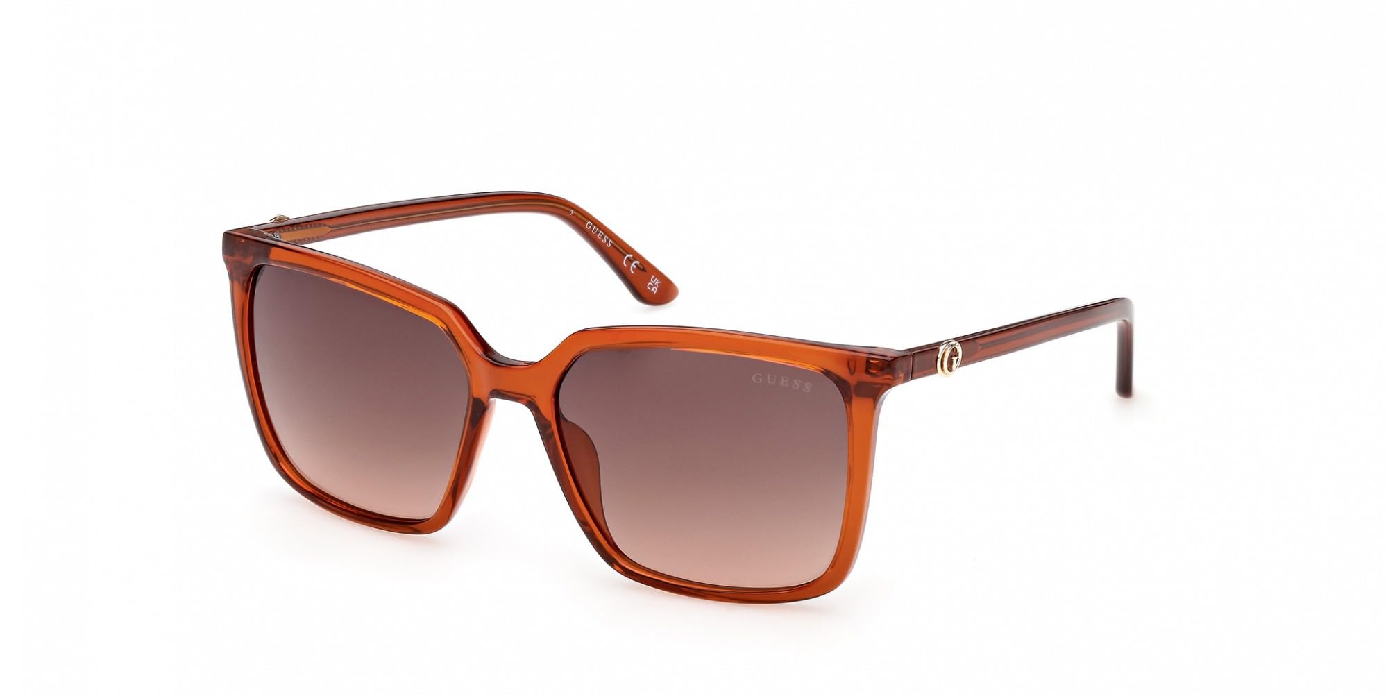 GUESS Occhiali da Sole GU00258 Shiny dark orange 56/16/140 Donna