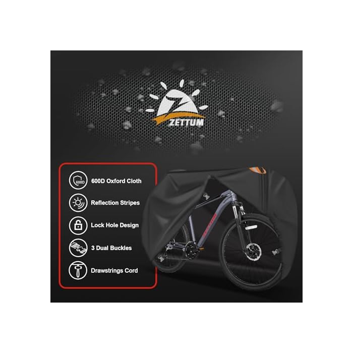 Zettum Bike Outdoor Bike Cover - Image 5