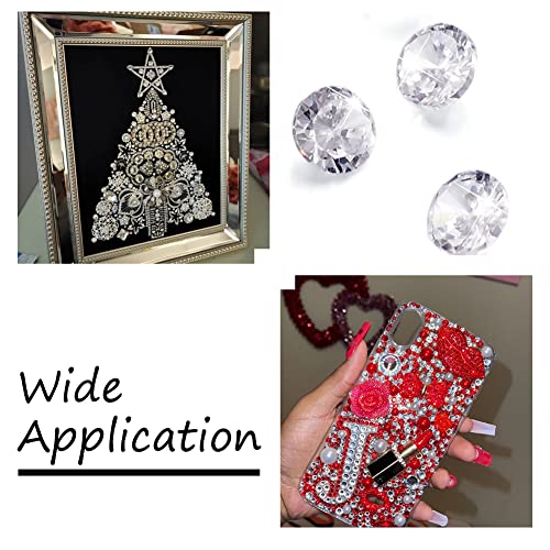Craftdady 50pcs 2.5mm Clear Cubic Zirconia Stone Mini CZ Rhinestone Faceted Cabochons for Earring Bracelet Pendants Jewelry DIY Craft Making - Image 4