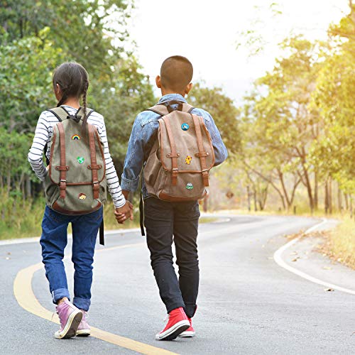 image for Hicarer 20 Pieces Cute Enamel Lapel Pin Set Cartoon Brooch Pin Badges 