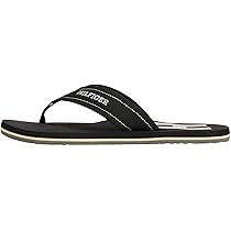 Tommy Hilfiger Uomo Flip Flops Padded Beach Sandal Infradito, Nero (Black), 40