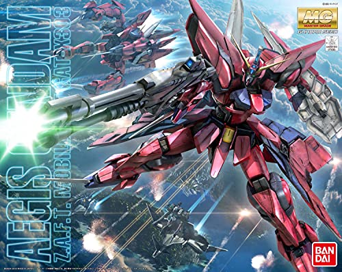 BANDAI SPIRITS - Maquette Gundam - MG Aegis Gundam 1/100 - Modèle de construction pour adultes, Multicolore, Non pliable