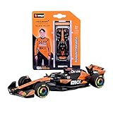 Bburago   F1 McLaren F1 MCL39 2025#81 Oscar Piastri, Voiture Miniature à l'échelle 1:64, réplique détaillée d'une monoplace de Formule 1, Couleurs Officielles McLaren, Blister de Collection, 14+