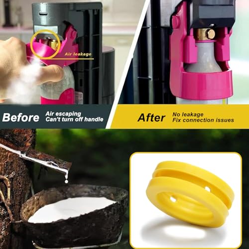 5 Stück Sodastream Dichtung, Dichtungsringe Kompatibel Adapter Wassersprudler für Dichtung Ersatz Dichtungsringdichtung Ersatzteile Ersatzdichtung