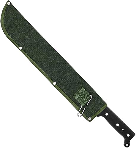 Vista 2 de Zenport Machete with Sheath, Carbon Steel Blade, PVC Handle
