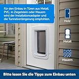 PetSafe SmartDoor Intelligente Haustiertür - App-gesteuert, Selektiver Zugang, Energieeffizient - Groß