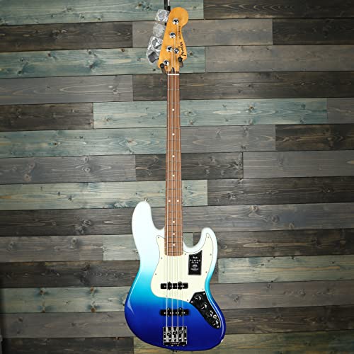 Player Plus Jazz Bass PF Belair Blue - Les Beatles, Paul McCartney, John Lennon, RIngo Starr, George Harrison Player Plus Jazz Bass PF Belair Blue – Image 3