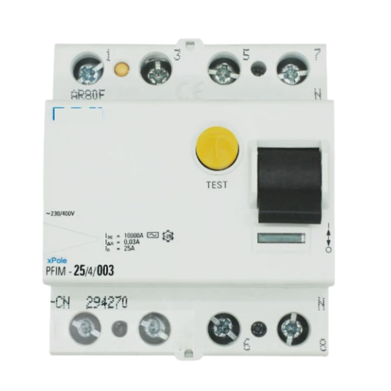 HKEJSJWA Circuit Breaker PFIM-25/4/003 294270, 25A 4P Leakage Circuit Breaker Switch