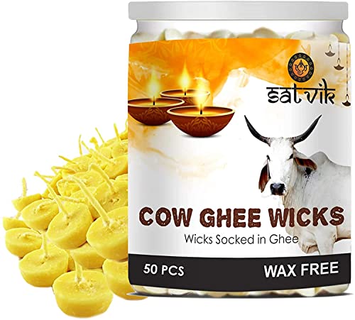 Reviews y listado de Caja puros vacia al mejor precio. 29 Satvik 50 mechas de vaca pura (hasta 30 minutos) de algodón de vaca preparadas para tu diario Pujan Essential