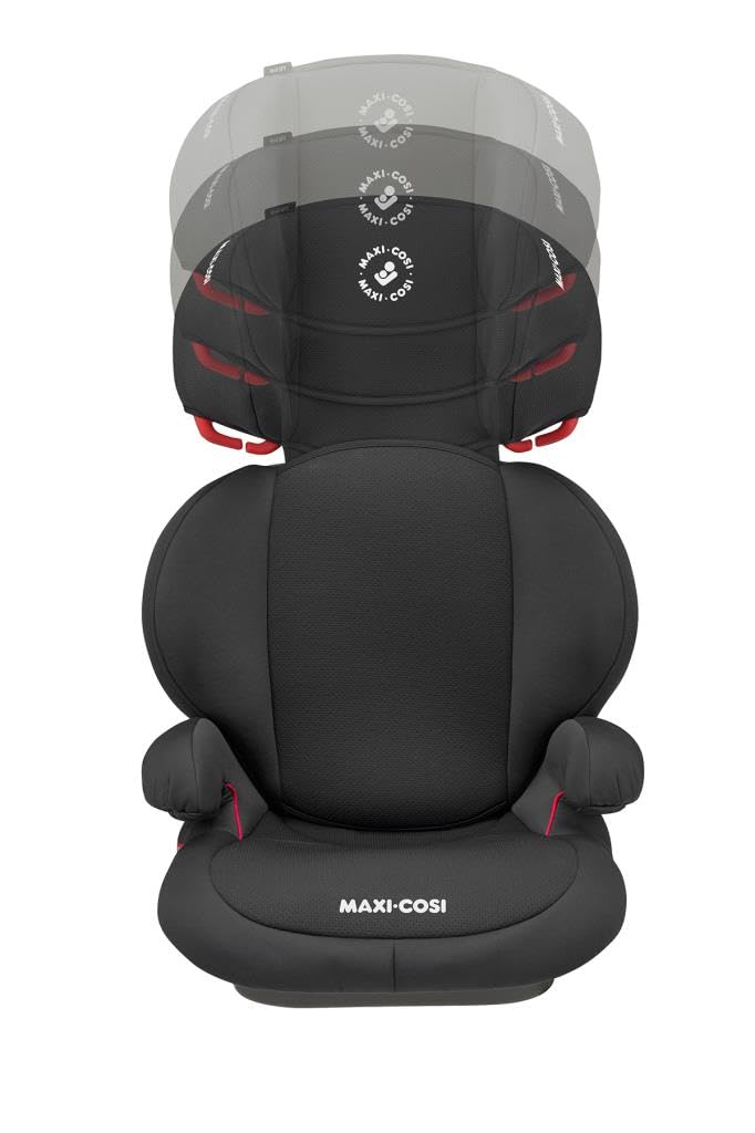 Maxi-Cosi Rodi SPS Child Car Seat Lightweight Raised Car Seat Side Protection System 3.5-12 Years 15-36 kg Basic Black Baby Products