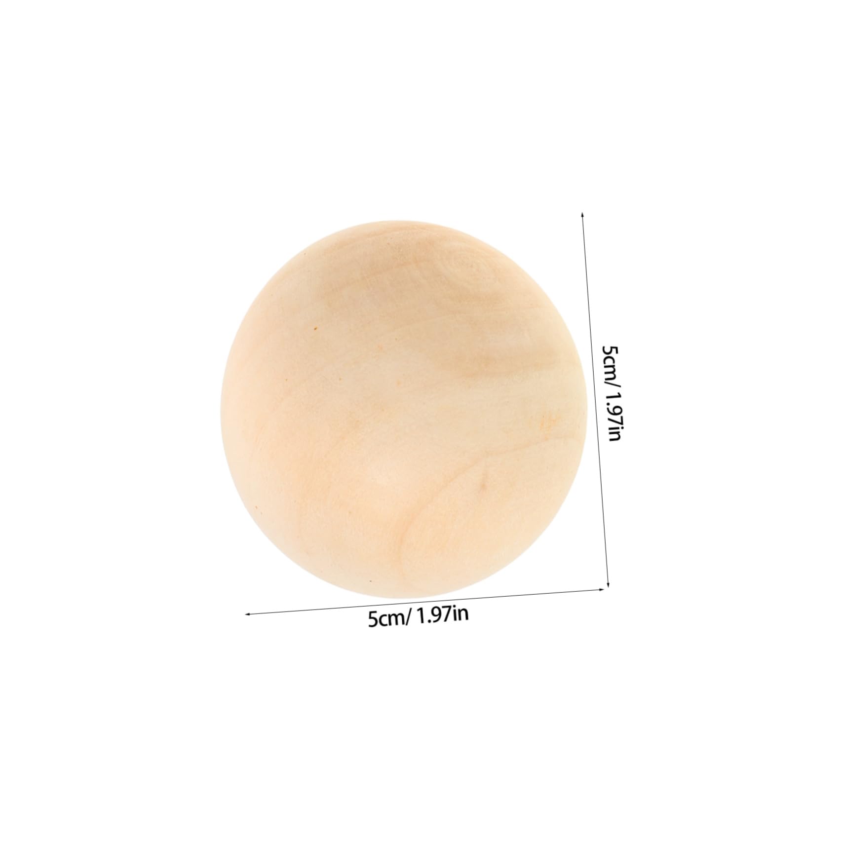 NAMOARLY 15Pc Wooden Stickhandling Balls Non Bounce Hardwood Floor Hockey Training Equipment for Skill Development Recreational Play and Outdoor Activities